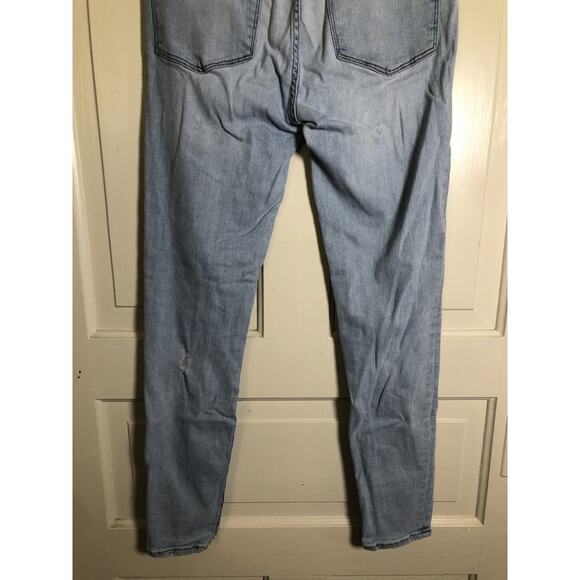 J. Crew Women’s 9” High Rise Toothpick Light Wash Blue Jeans Size 29 - Picture 6 of 10